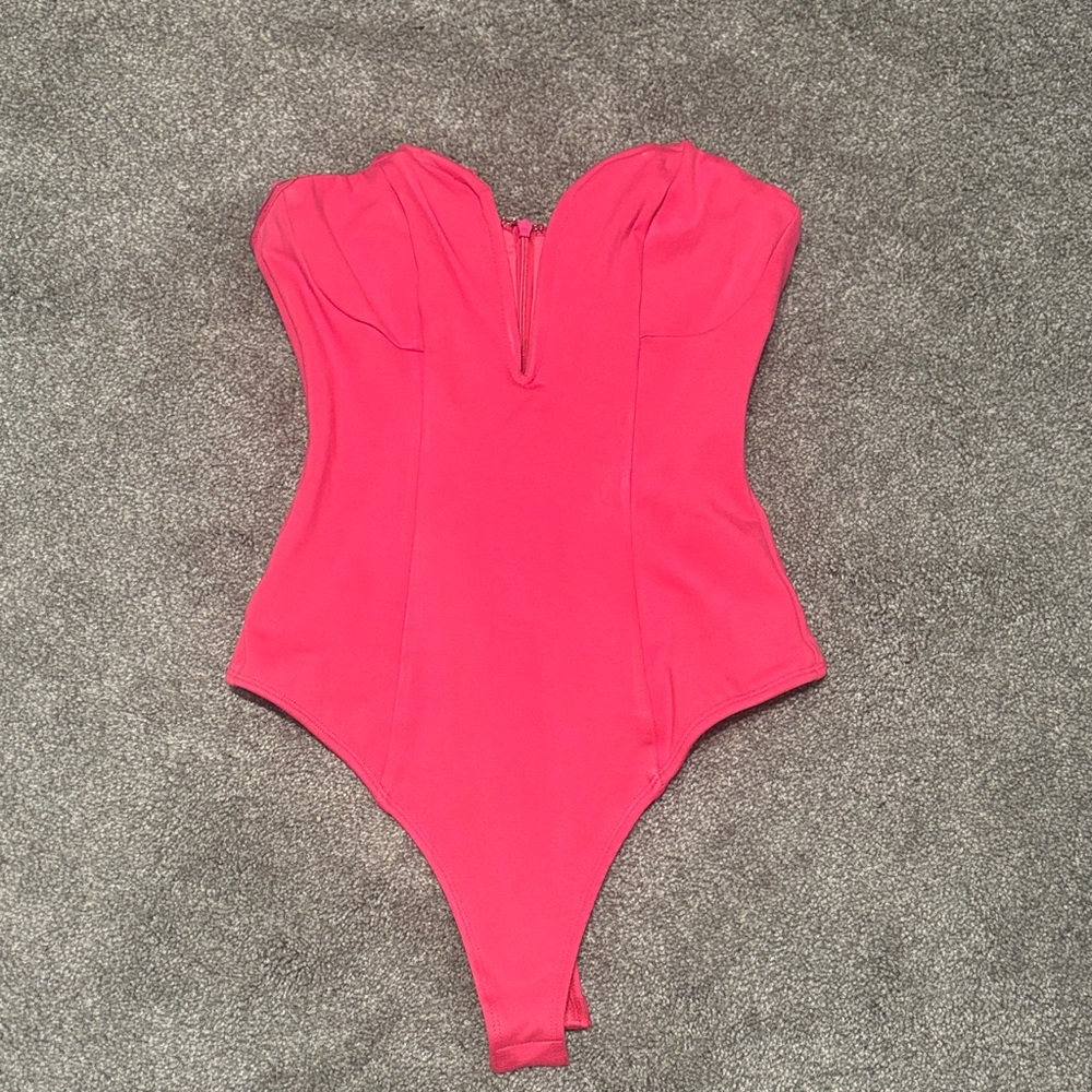 superdown Vibrant Pink Bodysuit